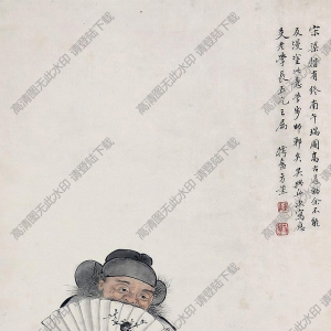 方薰國(guó)畫(huà) 鐘馗 高清大圖下載
