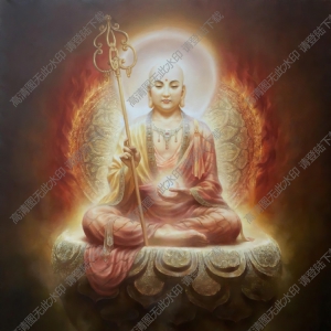 曾浩的畫_地藏王菩薩_高清大圖下載