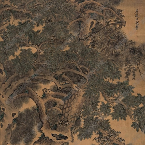陳洪綬國畫 麻姑獻(xiàn)壽 高清大圖下載