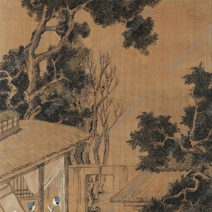 焦秉貞國畫 人物故事圖 高清大圖下載