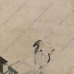 焦秉貞國畫 賞畫圖 高清大圖下載