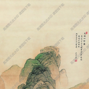 王翚國(guó)畫 茂林仙館圖 高清大圖下載