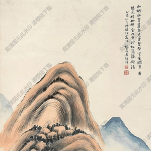 王翚國(guó)畫 山水 (2) 高清大圖下載