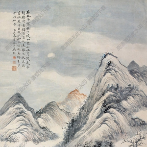 王翚國(guó)畫 山水 (3) 高清大圖下載
