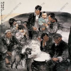 王珂作品_快樂陜北_高清大圖下載