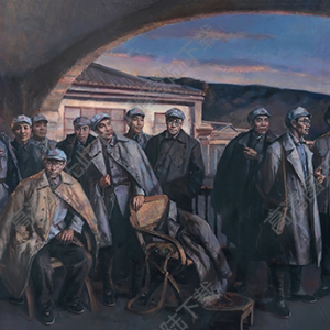 楊參軍油畫_遵義曙光_高清大圖下載
