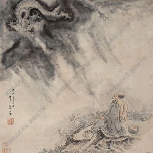 丁云鵬國(guó)畫 降龍羅漢(2) 高清大圖下載