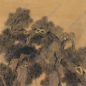 丁云鵬國畫 松下高仕 高清大圖下載