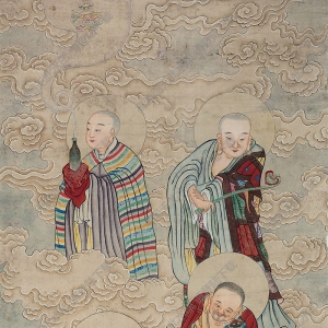 丁云鵬作品 羅漢圖 高清大圖下載