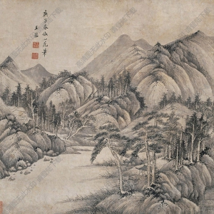 王鑒國(guó)畫(huà) 山水 (4) 高清大圖下載
