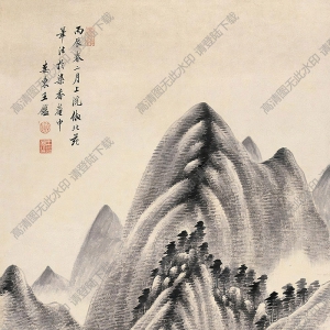 王鑒國(guó)畫(huà) 山水 (5) 高清大圖下載