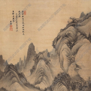 王鑒國(guó)畫(huà) 溪云初起 高清大圖下載