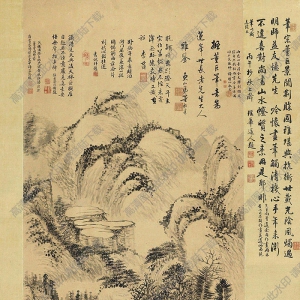 董邦達(dá)國(guó)畫(huà) 山居圖 高清大圖下載