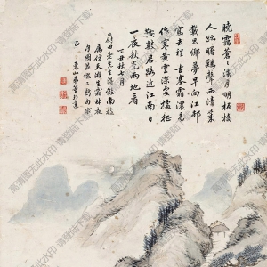 董邦達國畫 攜琴訪友(3) 高清大圖下載