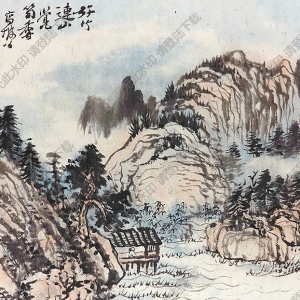 石濤國(guó)畫(huà) 山水 (3) 高清大圖下載