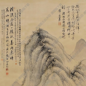 石濤國(guó)畫(huà) 山水 (5) 高清大圖下載