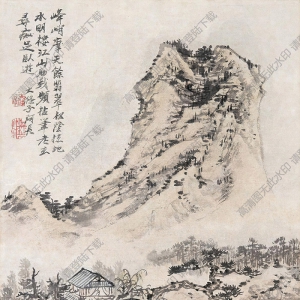 石濤國(guó)畫(huà) 山水 (6) 高清大圖下載
