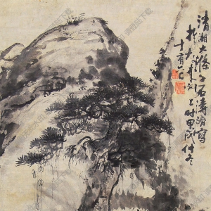 石濤國(guó)畫(huà) 山水 (13) 高清大圖下載