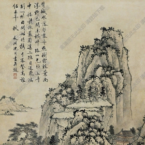 沈周國(guó)畫 賞秋圖 高清大圖下載