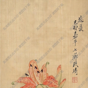 改琦國(guó)畫(huà) 忘憂 高清大圖下載