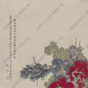 改琦國(guó)畫(huà) 玉姜采石圖 高清大圖下載