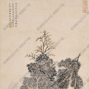 文征明國畫 山水圖 高清大圖下載