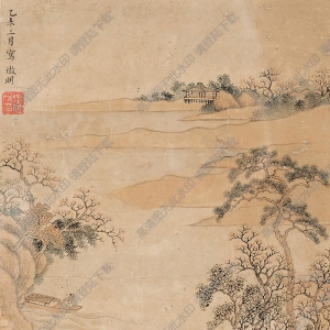 文征明國畫 山水圖 高清大圖下載