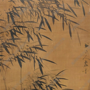 吳鎮(zhèn)國畫 風竹圖 高清大圖下載