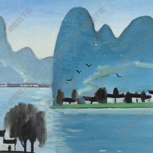 涂克作品 翠煙 高清大圖下載
