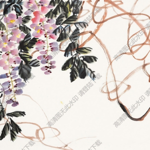 諸樂(lè)三國(guó)畫(huà) 紫藤 (2) 高清大圖下載