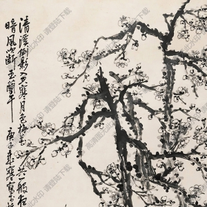 諸樂(lè)三作品 墨梅 高清大圖下載