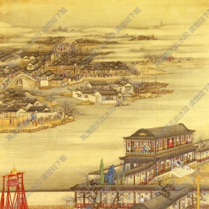 郎世寧_雍正十二月行樂(lè)圖01_正月觀燈_高清大圖下載