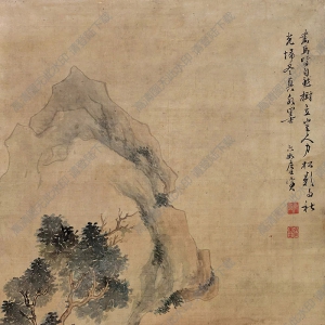 唐寅國(guó)畫 飲馬圖 高清大圖下載