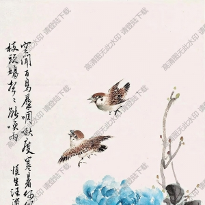 汪溶國畫 花鳥 (1) 高清大圖下載