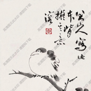 汪溶?chē)?guó)畫(huà) 花鳥(niǎo) (10) 高清大圖下載