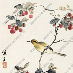 汪溶?chē)?guó)畫(huà) 花鳥(niǎo) (13) 高清大圖下載