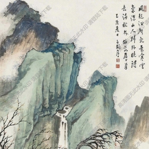 張石園國(guó)畫 山水 (3) 高清大圖下載