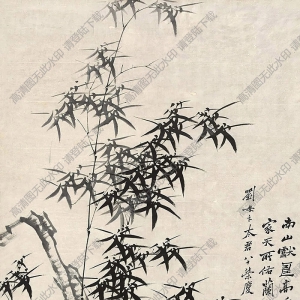 鄭板橋作品_三友圖_高清大圖下載