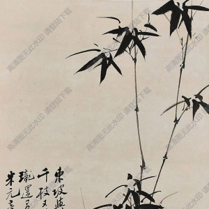 鄭板橋作品_竹子_幽篁圖_高清大圖下載
