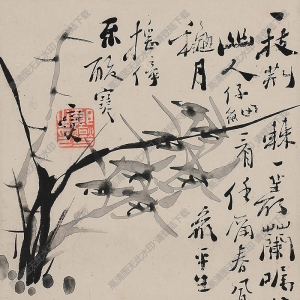 鄭板橋作品_幽蘭圖_蘭花_高清大圖下載