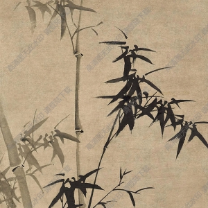 鄭板橋國畫_墨竹圖 (3) _高清大圖下載