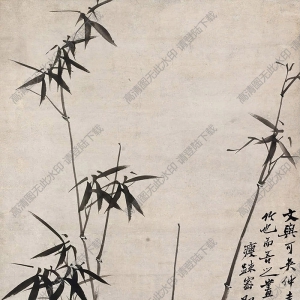 鄭板橋國畫_墨竹圖 (8)_高清大圖下載