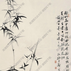 鄭板橋國畫_墨竹圖 (14)_高清大圖下載