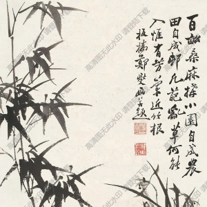 鄭板橋國畫_竹 (5)_高清大圖下載