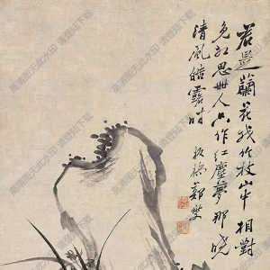 鄭板橋作品_蘭馨竹疏_高清大圖下載