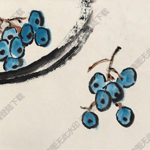 朱屺瞻國(guó)畫(huà) 果實(shí) 高清大圖下載