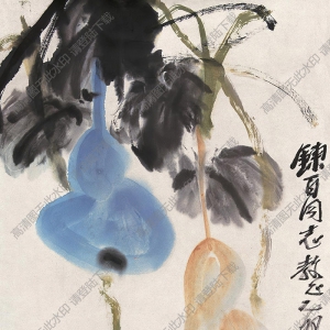 朱屺瞻國(guó)畫(huà) 葫蘆 (2) 高清大圖下載
