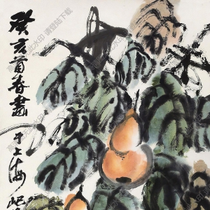 朱屺瞻國(guó)畫(huà) 葫蘆 (6) 高清大圖下載