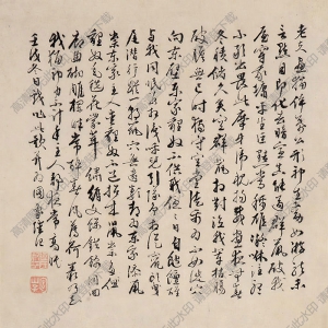 陸治國畫 耄耋圖 高清大圖下載
