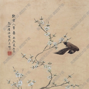 陸治國畫 桃花春燕 高清大圖下載